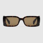 Rectangular frame sunglasses